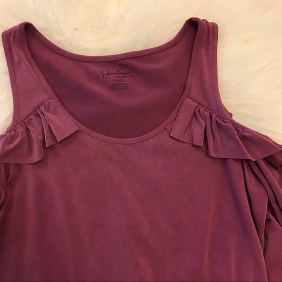 Jessica Simpson Cold Shoulder Maternity Top - Picture 4 of 6